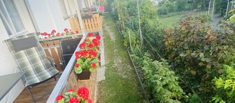 NEW! Vacation apartment "Schwarzwaldblick2" 65sqm with balcony 2-4pers.+baby crib