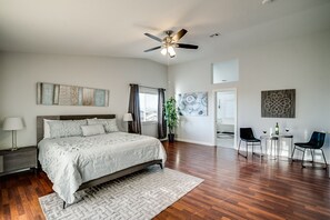 4 dormitorios, tabla de planchar con plancha, wifi gratis y ropa de cama