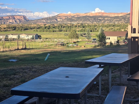 View from room. Hatch Station Motel and Restaurant