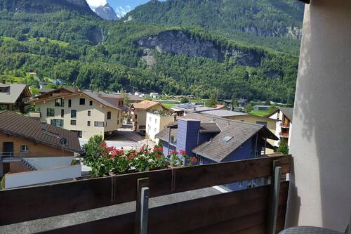 Chambre Double Deluxe, 2 lits une place | Vue depuis le balcon