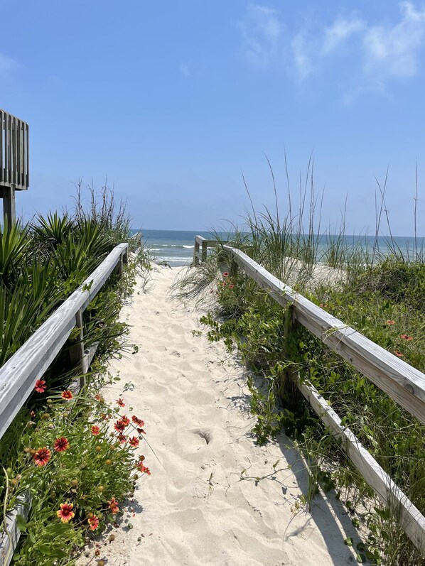 Vlak bij het strand, strandlakens