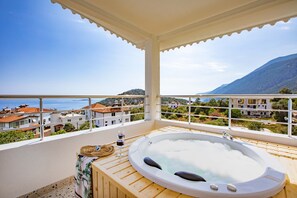 Premium Condo, 1 Bedroom, Sea View | Terrace/patio