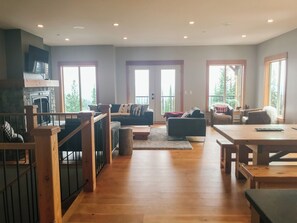 電視、壁爐、書籍、音響