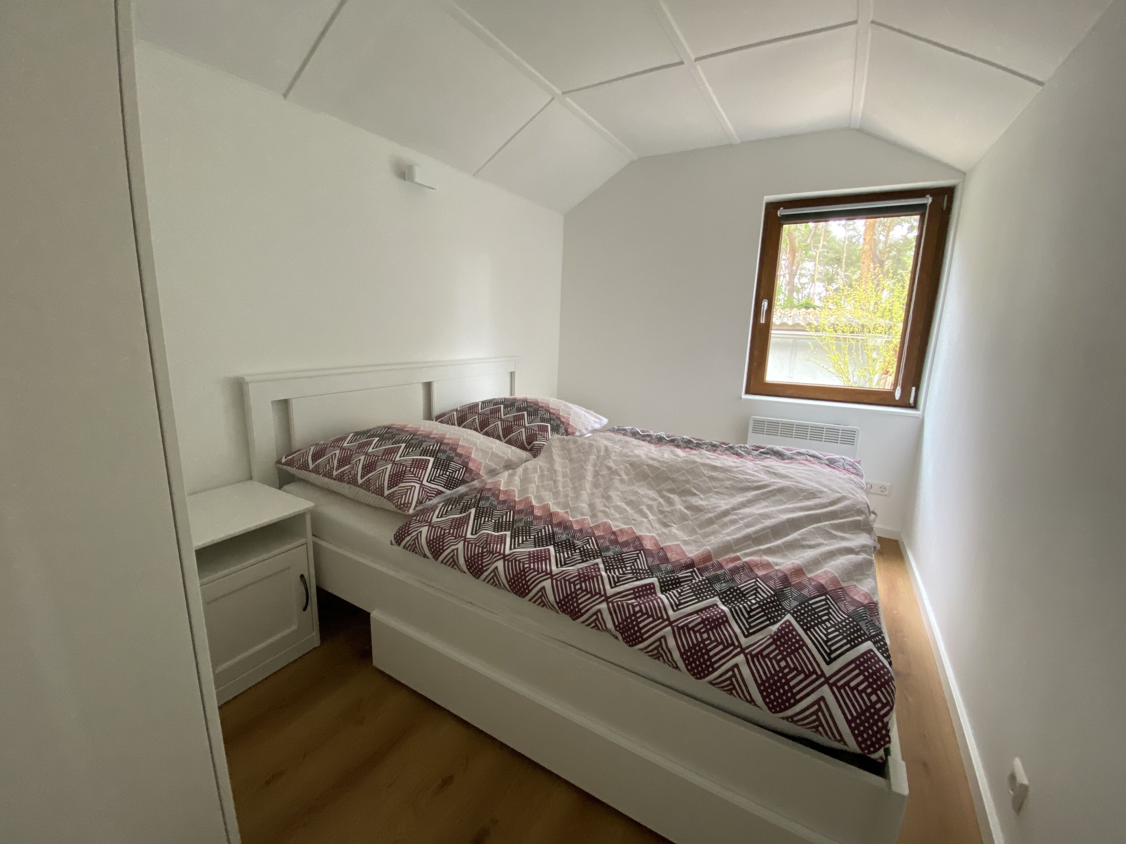 2 makuuhuonetta, vuodevaatteet