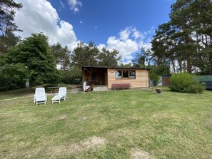 Terrace/patio - Vacation home on the Warnauer Vorfluter on the lower Havel (Havelberg)