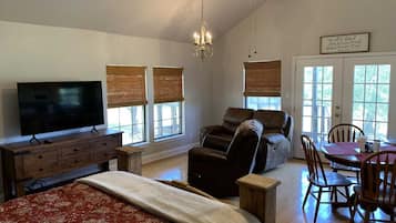 1 bedroom, iron/ironing board, internet, bed sheets