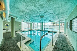 Indoor pool, a heated pool - Free Beach Service-Beachfront 6th Floor (Fort Walton Beach)
