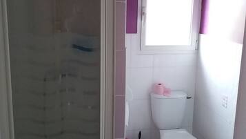 SĂšche-cheveux, serviettes fournies, savon, papier toilette