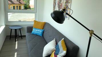 In-room safe, desk, laptop workspace, soundproofing