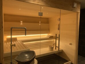 Sauna - RelaxAlp - newly built for you! Chalet in the Silvretta Montafon ski area (St. Gallenkirch)