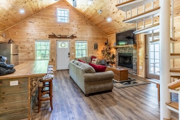 TV, fireplace - Customer Appreciation Year!! See Discount information in Ad (Bryson City)