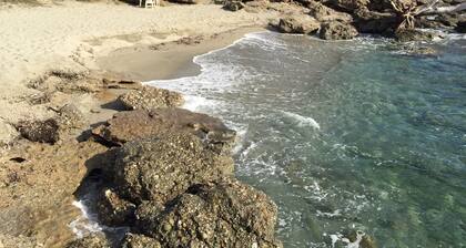 Beach<50m. Equipped balcony. Parking. Wifi, car, bike option. No. of activities