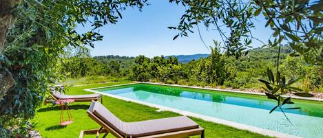 Udendørs pool, opvarmet pool