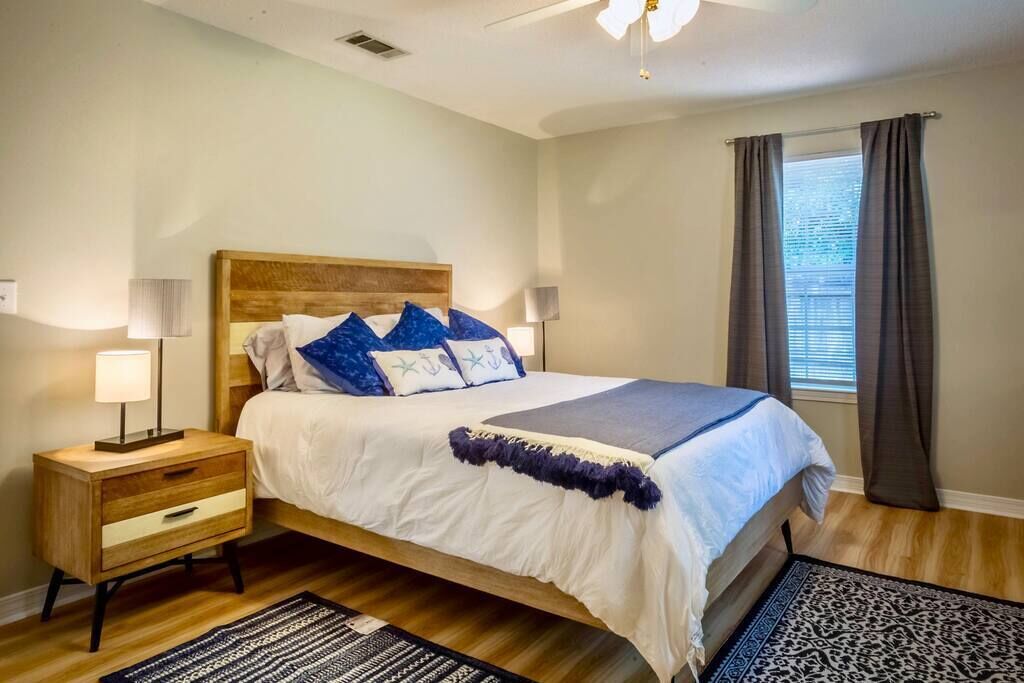 3 habitaciones, tabla de planchar con plancha, cuna de viaje y wifi 