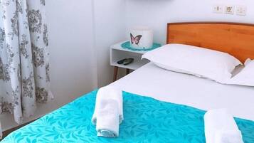 Iron/ironing board, free cribs/infant beds, free WiFi