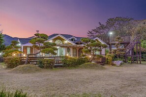 Front of property - evening/night