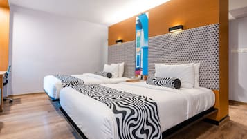 Kamar Twin Klasik | 1 kamar tidur, brankas, dan ruang kerja ramah laptop