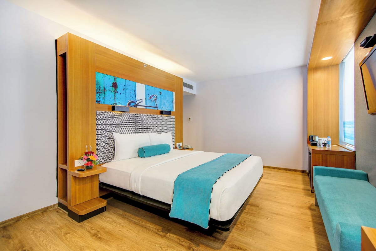 1 Schlafzimmer, Zimmersafe, laptopgeeigneter Arbeitsplatz, Zustellbetten