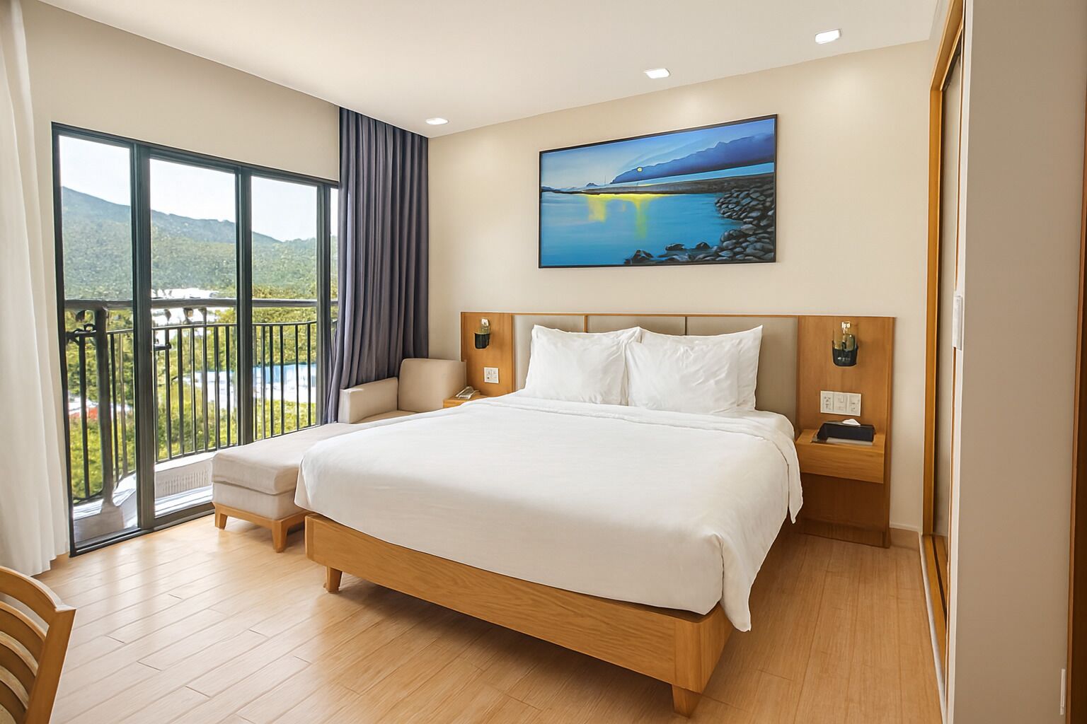 Deluxe-Doppelzimmer, Bergblick