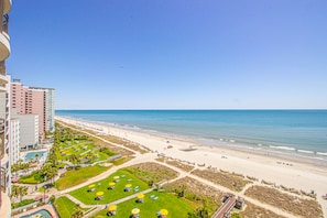 Enjoy stunning ocean views from your balcony.