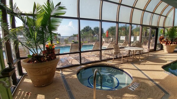 Indoor pool, outdoor pool