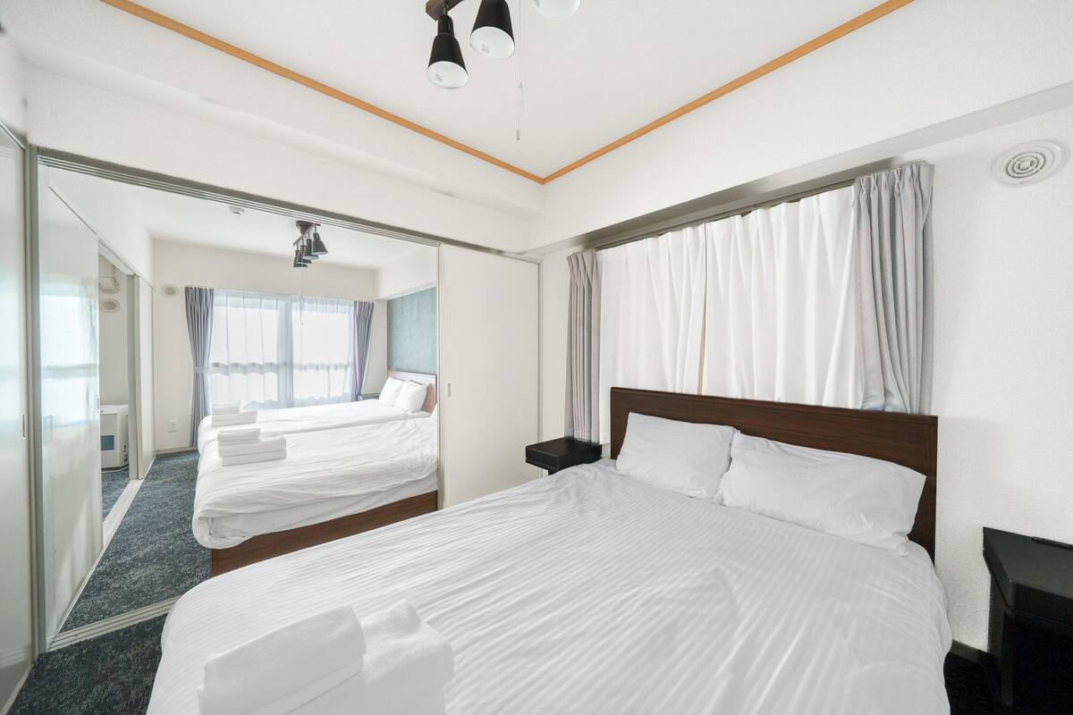 Family Apartment, Non Smoking (601) | Seterika/papan seterika, Wi-fi percuma, cadar katil 