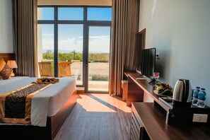 Chambre Double Supérieure pour 1 personne, 1 chambre, vue jardin | Vue de la chambre