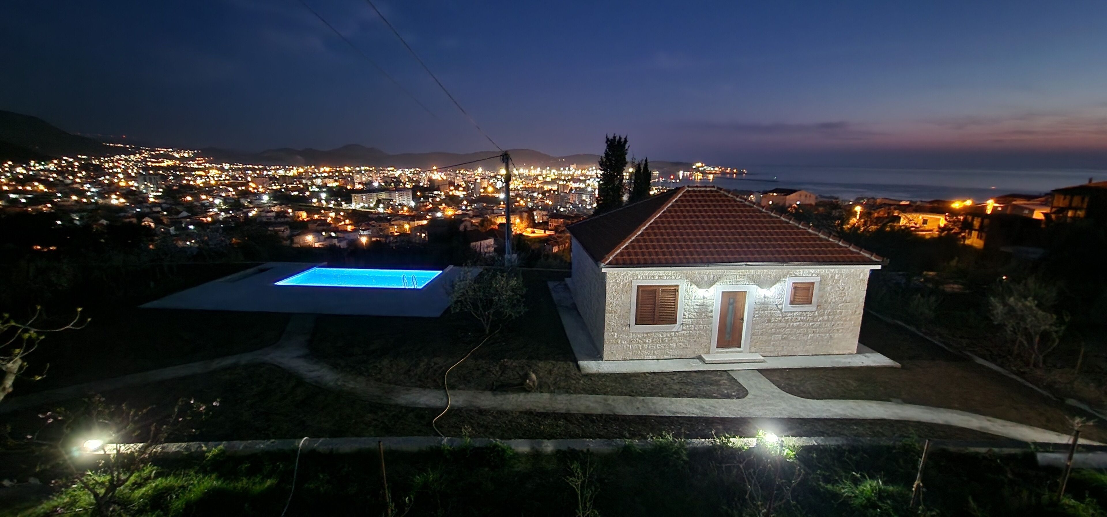 Vue depuis l’hébergement