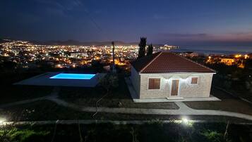 Blick von der Unterkunft