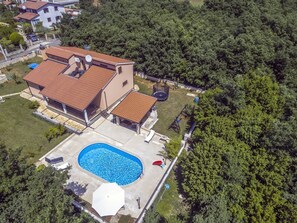 Aerial view - Luxury Villa Lucia with heated pool (Vodnjan)