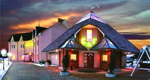 Front of property – evening/night