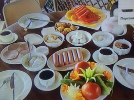 Daily buffet breakfast (USD 10 per person)