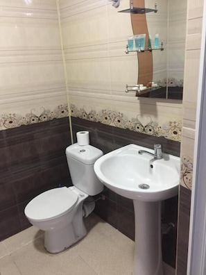 Regadera, amenidades de baño gratuitas, toallas