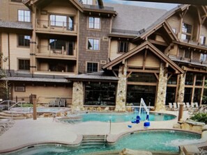 Indoor pool, outdoor pool