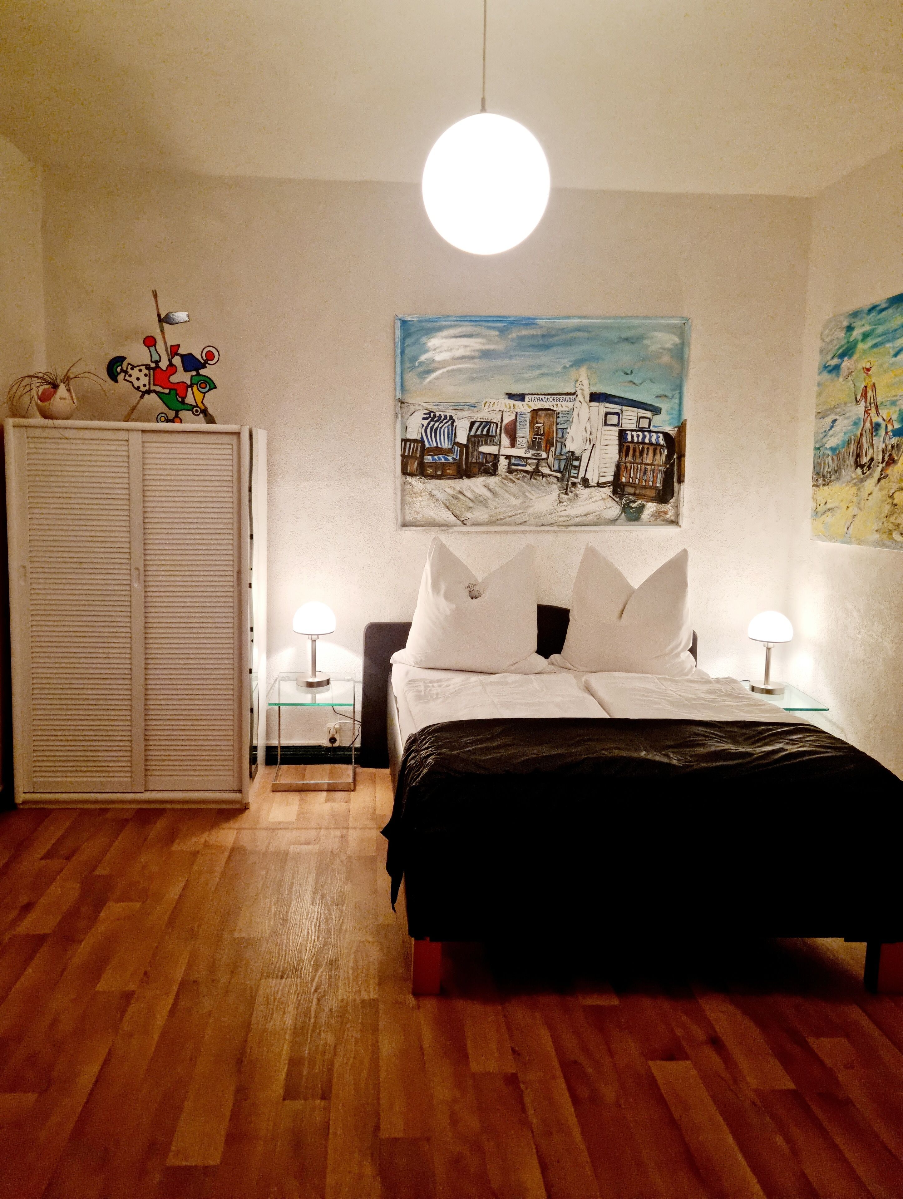 1 habitación y ropa de cama 