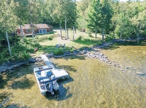 Property grounds - Lakeside cottage, close to town, large lot, 300+ft of Moosehead Lake frontage (Greenville)