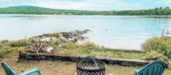 Lakeside cottage, close to town, large lot, 300+ft of Moosehead Lake frontage