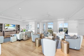 TV, table football, books - 9BR LUXURY OCEANFRONT ESTATE! LARGE HEATED POOL AND YARD AND SEPARATE GAME ROOM! (St. Augustine)