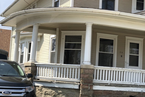 Exterior of home with wraparound porch