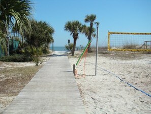 Tæt på stranden, liggestole