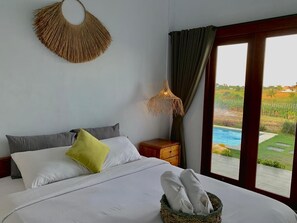 1 slaapkamer, een bureau, wifi