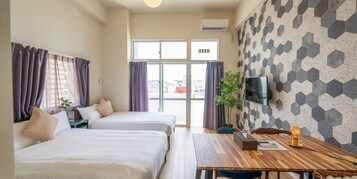 Free WiFi, bed sheets