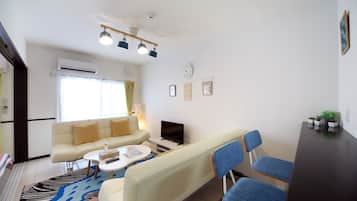 Basic Apartment, 1 Bedroom | Living area | TV