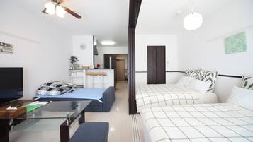 Executive Apartment, 1 Bedroom | Iron/ironing board, bed sheets