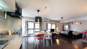 Apartment, 1 Bedroom | Living area | TV