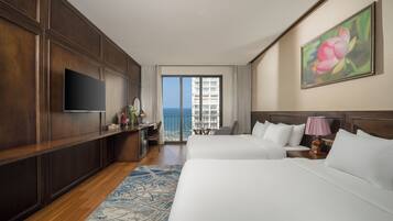 Ropa de cama de alta calidad, colchones con pillow-top y minibar