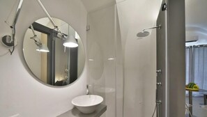 Apartment, 1 Bedroom, Non Smoking | Bathroom | Shower, rainfall showerhead, free toiletries, hair dryer - Voltabianca Suite (Ostuni)