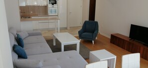 Familjelägenhet | Vardagsrum | Platt-tv