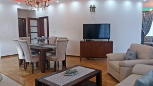 Villa | Living area | Flat-screen TV - Luxury Villa with swimming pool Panorama (Lapcici)