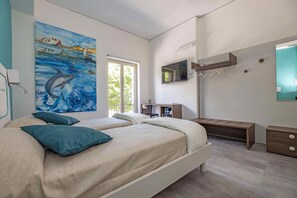 Habitació Comfort, vistes a la ciutat (Fata Morgana) | Roba de llit d'alta qualitat i caixa forta a l'habitació 